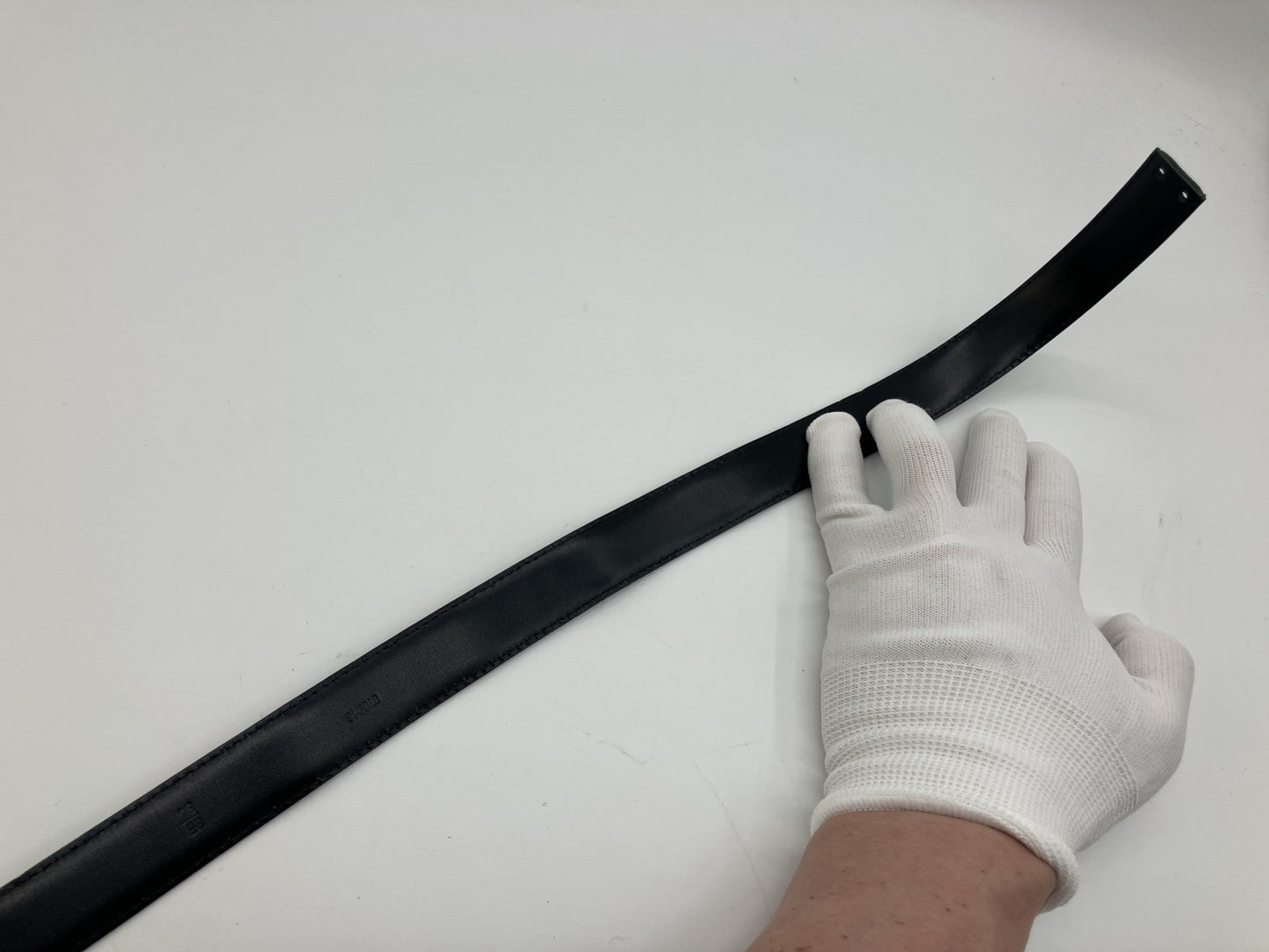 Louis Vuitton Epi Leather Belt Strap Black 85/34 CT0916 Made in France
