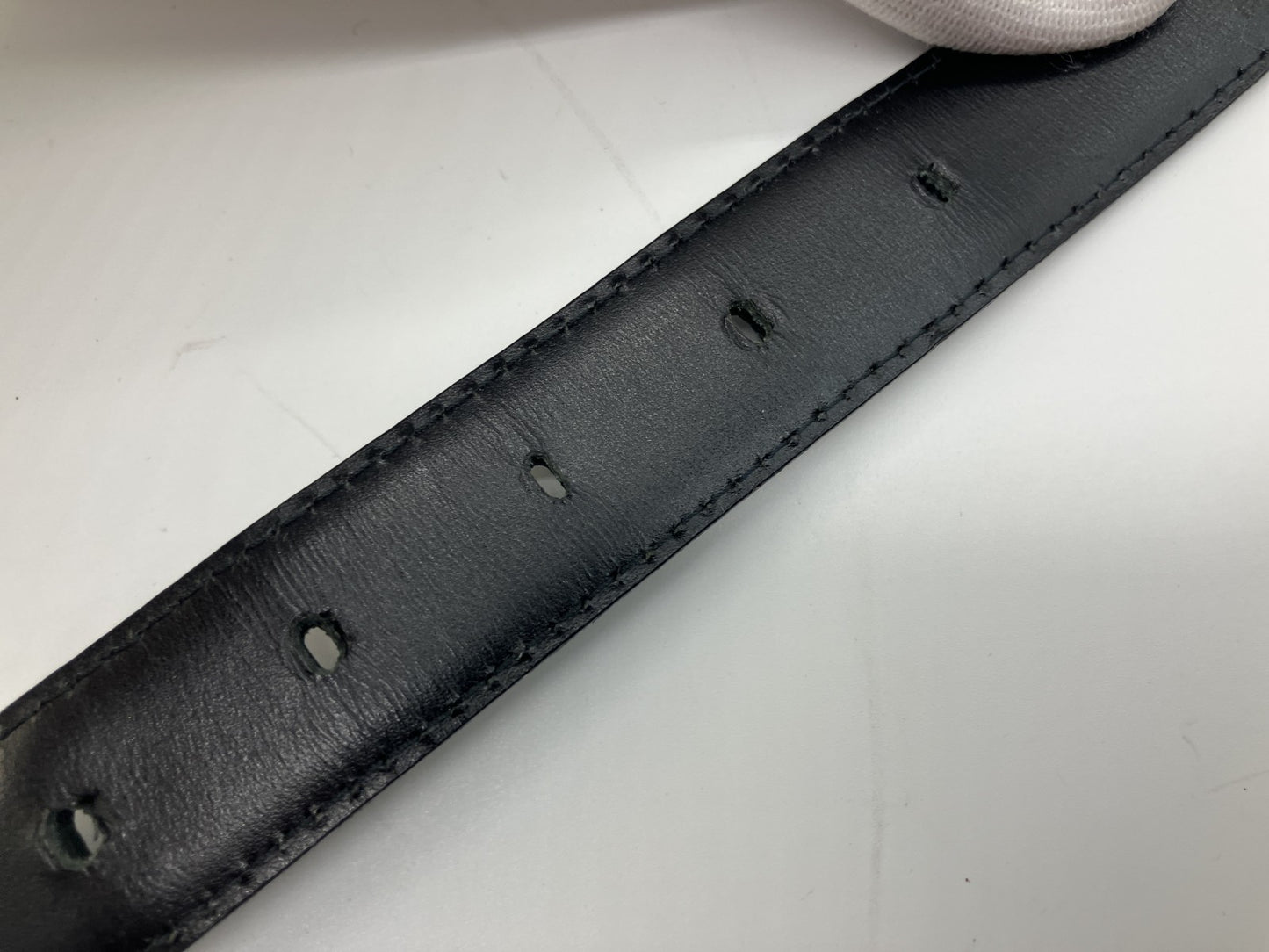 Louis Vuitton Epi Leather Belt Strap Black 85/34 CT0916 Made in France