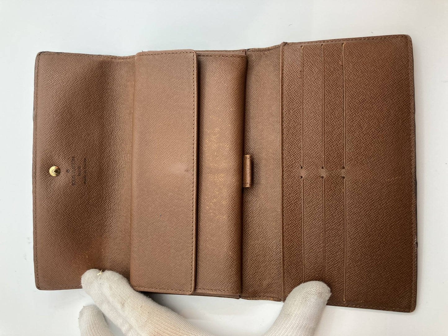 Louis Vuitton Tri-fold Long Wallet Monogram Porte Tresor International M61215 MB1001