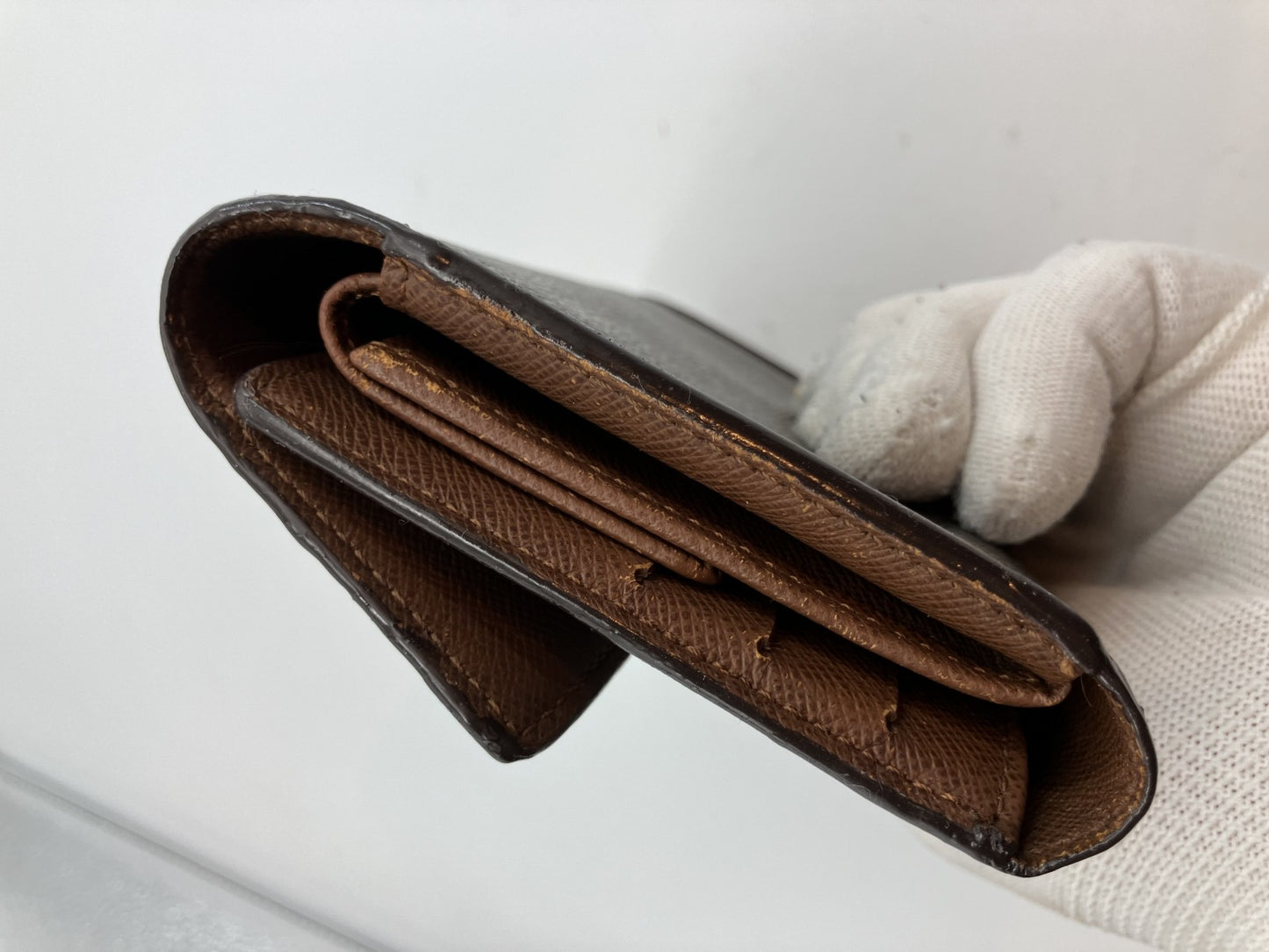 Louis Vuitton Tri-fold Long Wallet Monogram Porte Tresor International M61215 MB1001