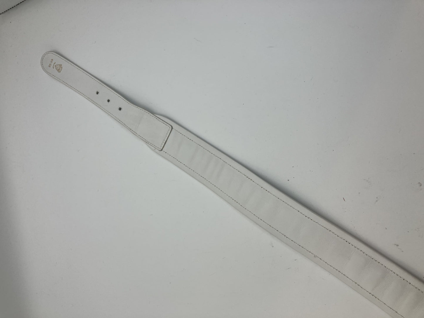 GUCCI オールドグッチ ベルト 最長94ｃｍ(37.01インチ) 幅4.6ｃｍ(1.81インチ) ホワイト＆ゴールド 送料無料