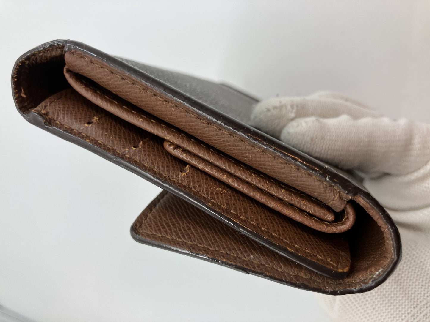 Louis Vuitton Tri-fold Long Wallet Monogram Porte Tresor International M61215 MB1001