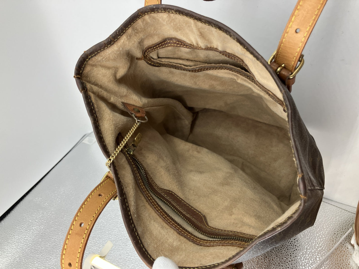 Louis Vuitton Monogram Bucket GM M42236 Tote Bag AR0957  France