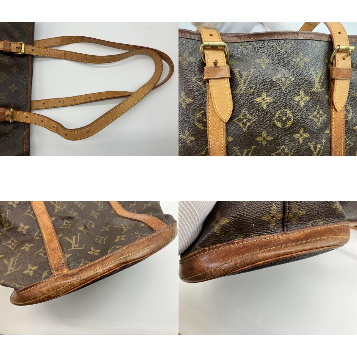 Louis Vuitton Monogram Bucket GM M42236 Tote Bag AR0957  France