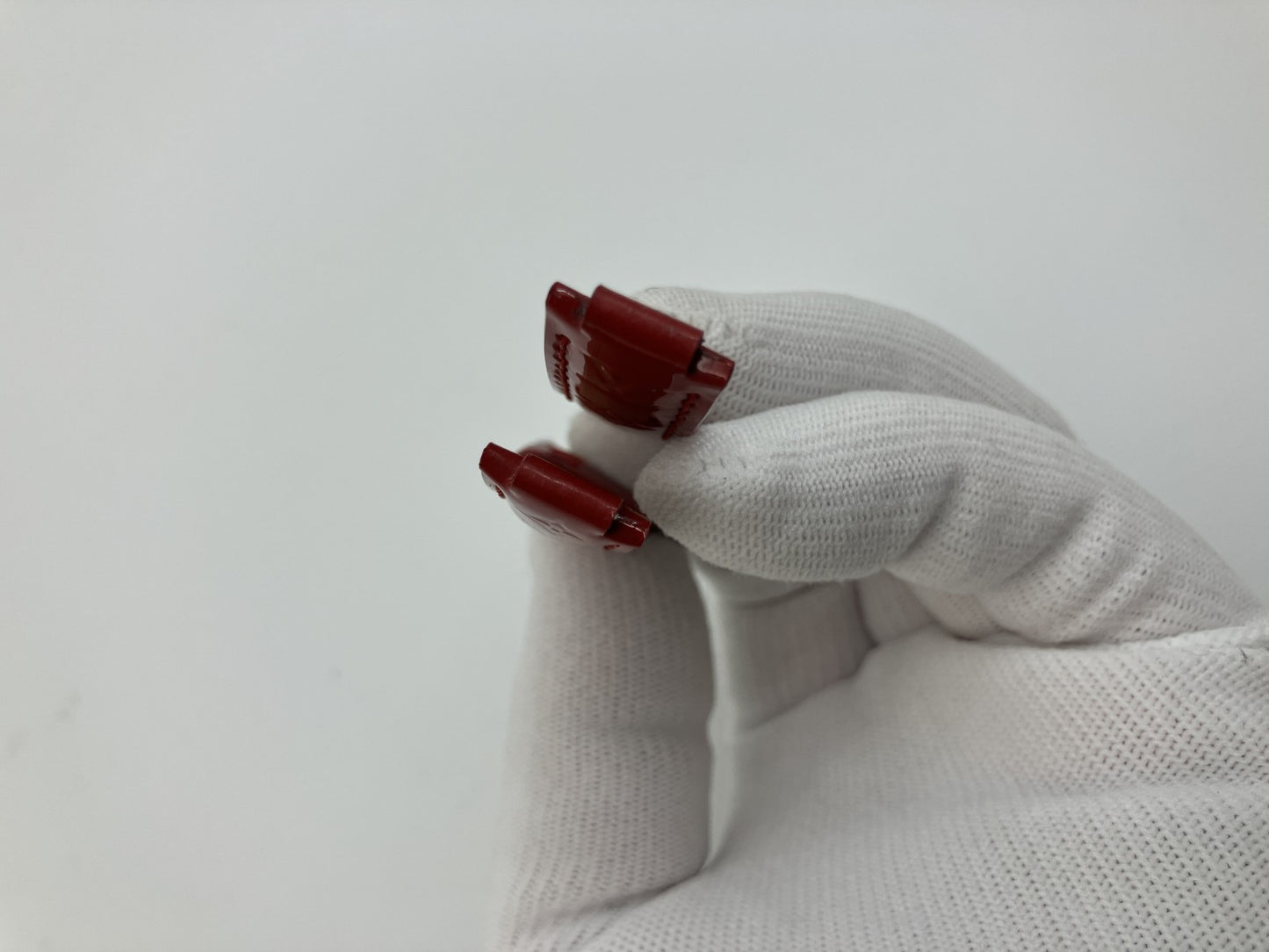 LOUIS VUITTON Vernis Leather Watch Strap Red 14mm Made in France Authentic