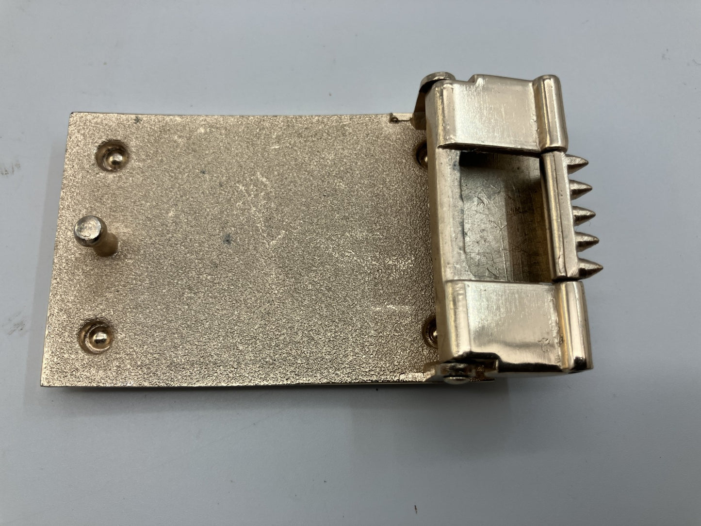 LOUIS VUITTON Avantur Buckle Gold Ratchet Type 40mm Belt Compatible Authentic