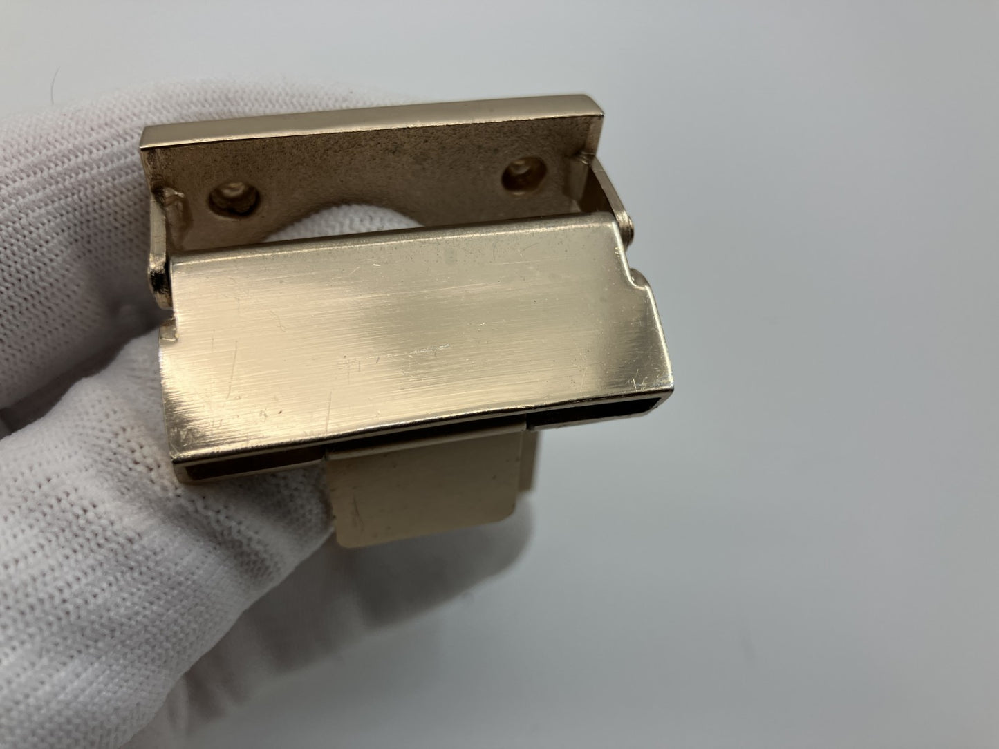 LOUIS VUITTON Avantur Buckle Gold Ratchet Type 40mm Belt Compatible Authentic