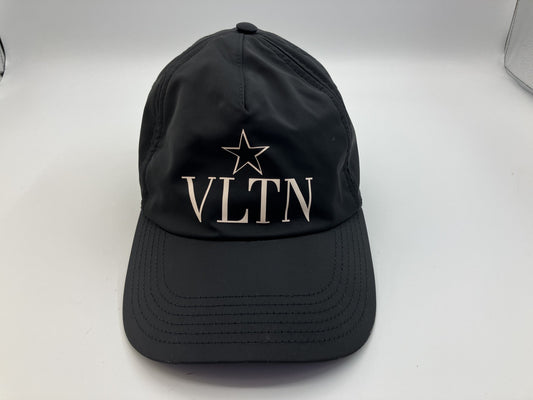 Valentino Garavani VLTN Logo Cap Black Size 59 Made in Italy Authentic