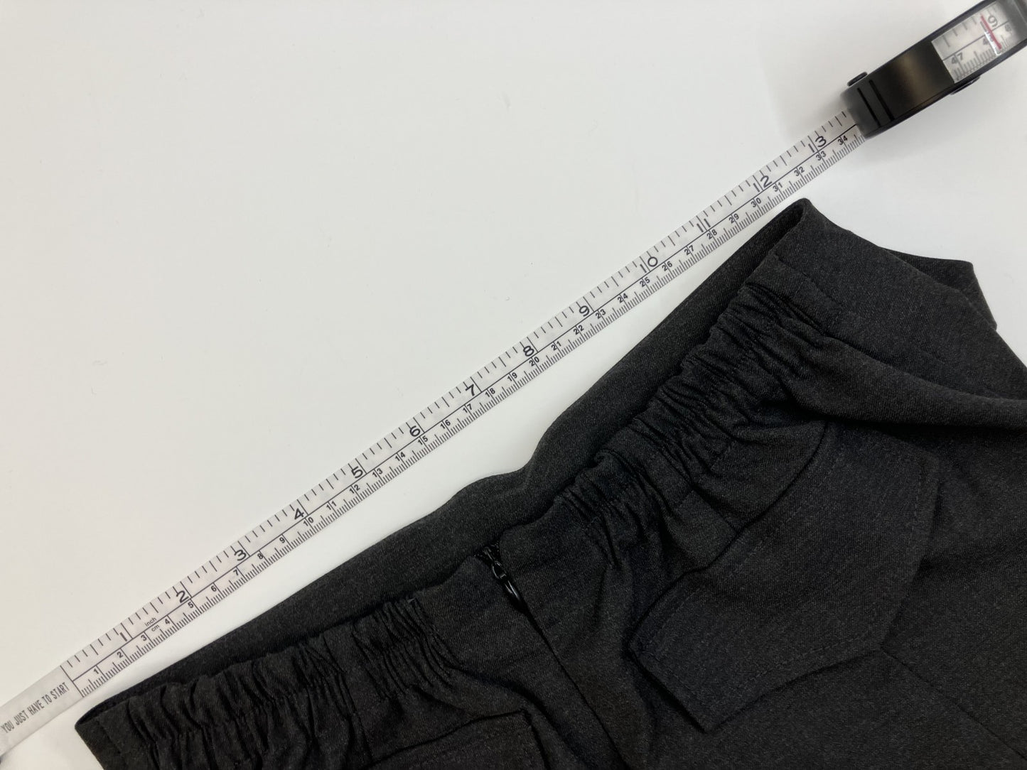 MARIGOLD SHADOWS Skirt S size Asymmetrical Avant-garde Black