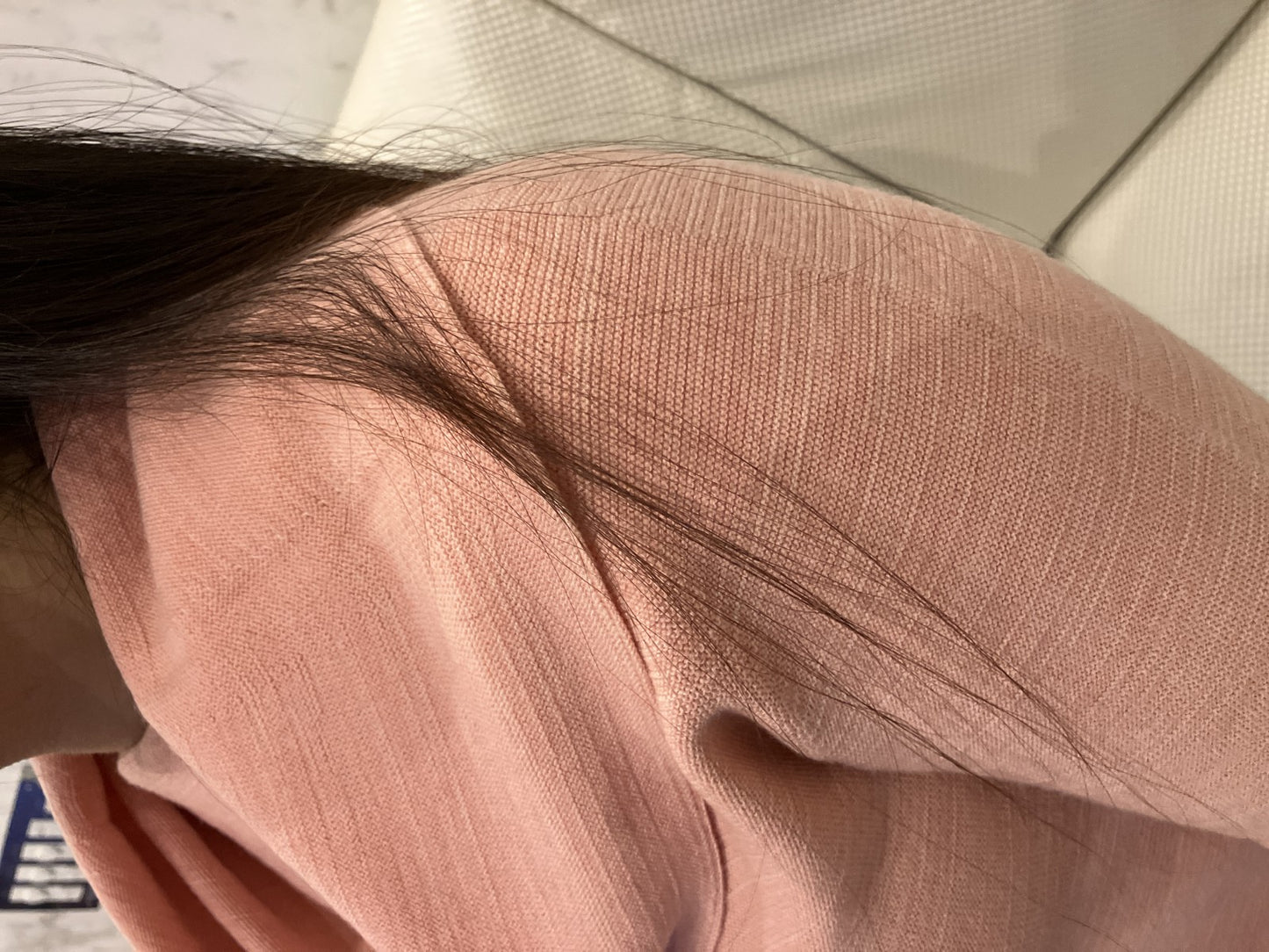 ISSEY MIYAKE HAAT Wool Knit Turtleneck Top Salmon Pink Size 2 Made in Japan