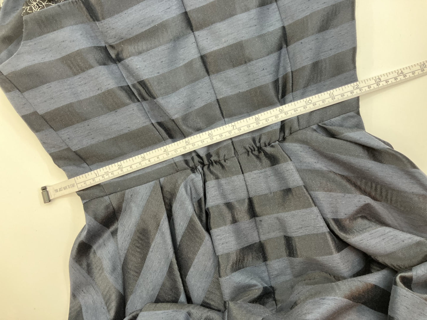 Petirobe Made in Japan Elegant dress with tag Navy x black Flare High quality Beautiful item