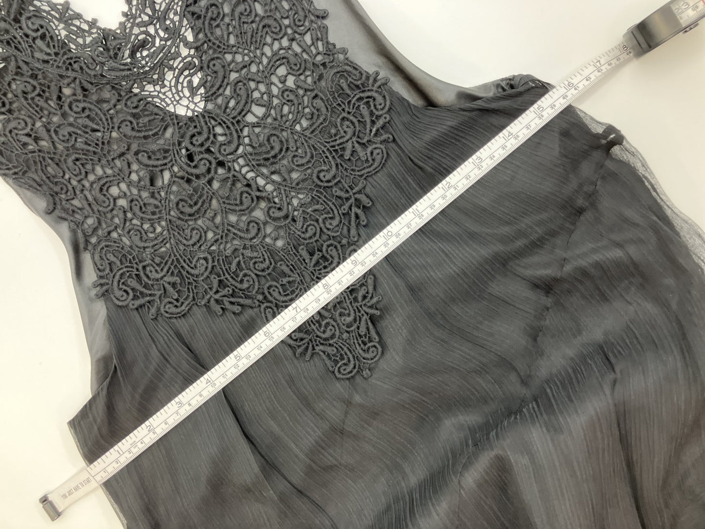 SCOT CLUB One-piece dress, black, lace-switched, pleated, 100% silk, retail price 25,000 yen, size 9, , formal, in good condition
