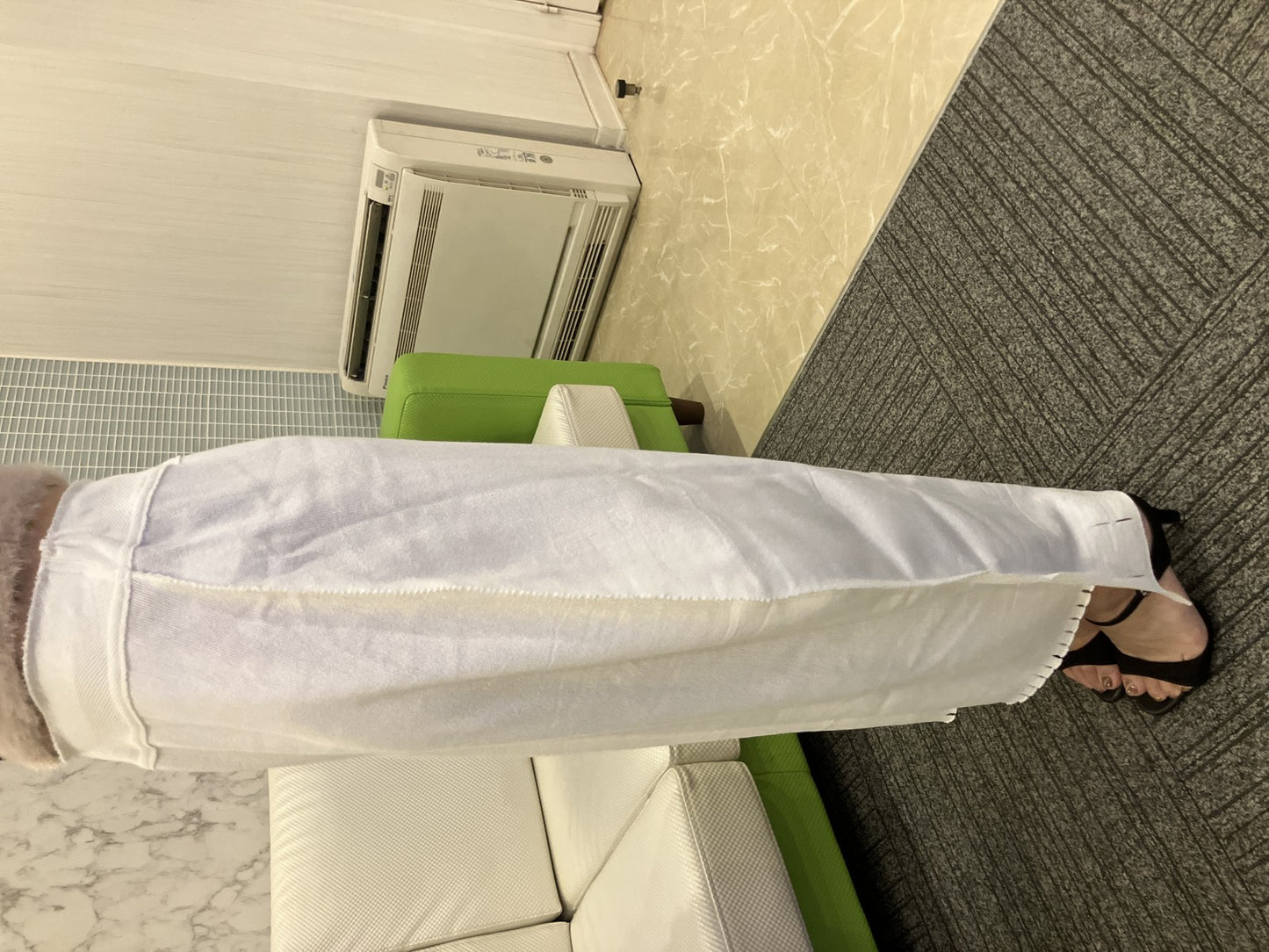 ISSEY MIYAKE Wide Pants Size 2 White Made in Japan