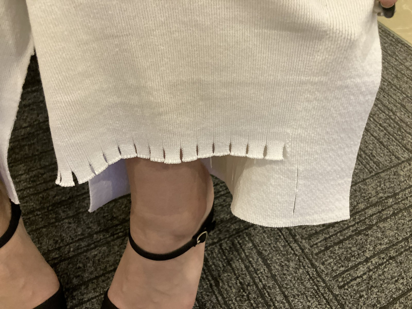 ISSEY MIYAKE Wide Pants Size 2 White Made in Japan