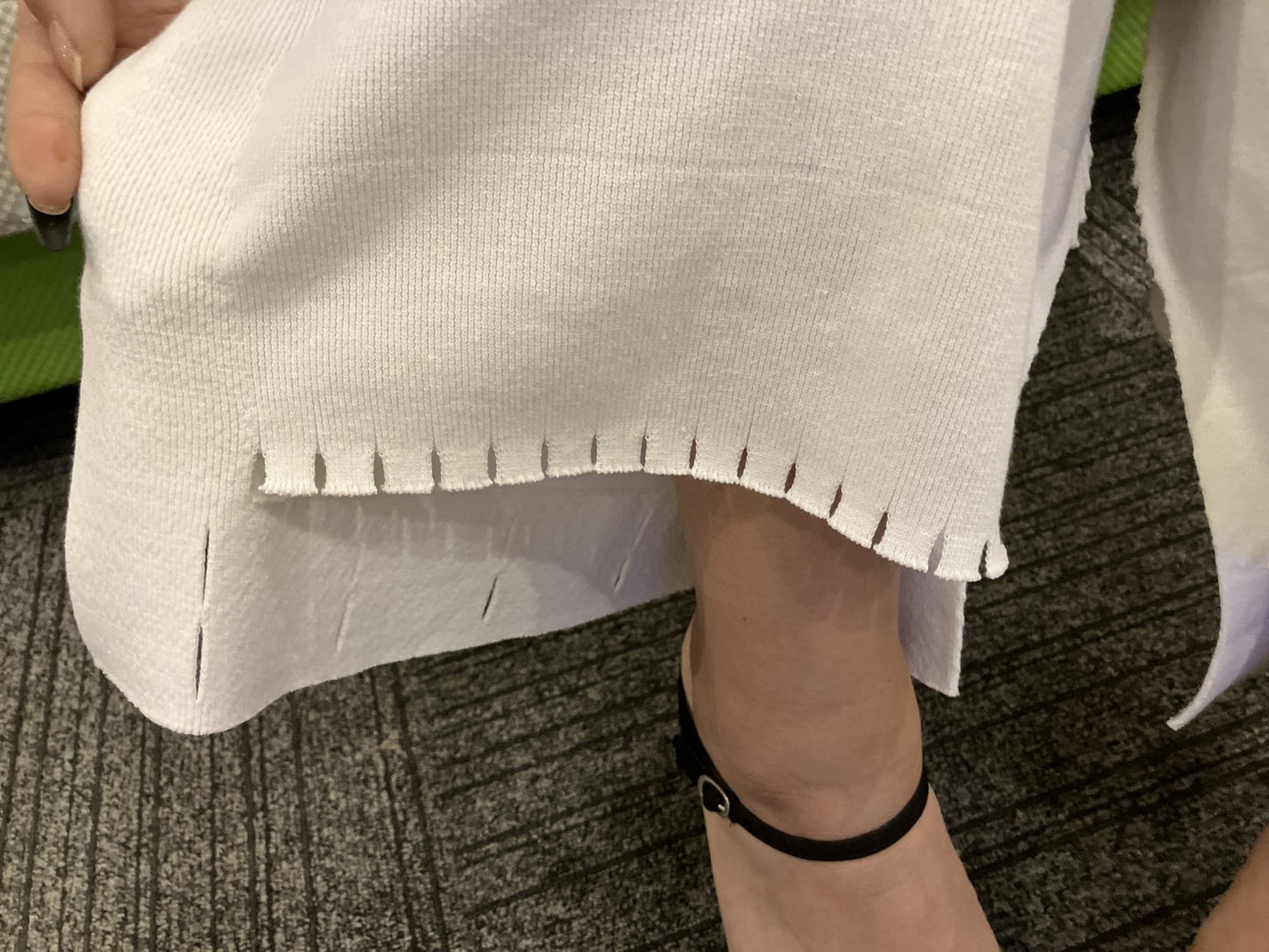 ISSEY MIYAKE Wide Pants Size 2 White Made in Japan