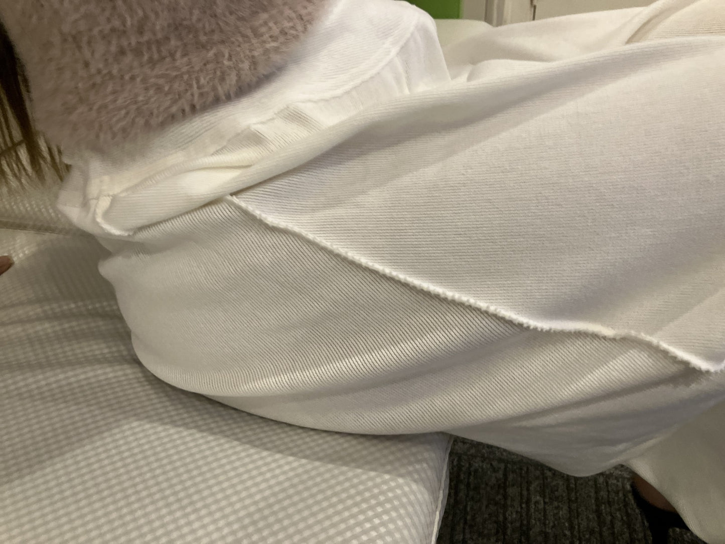 ISSEY MIYAKE Wide Pants Size 2 White Made in Japan