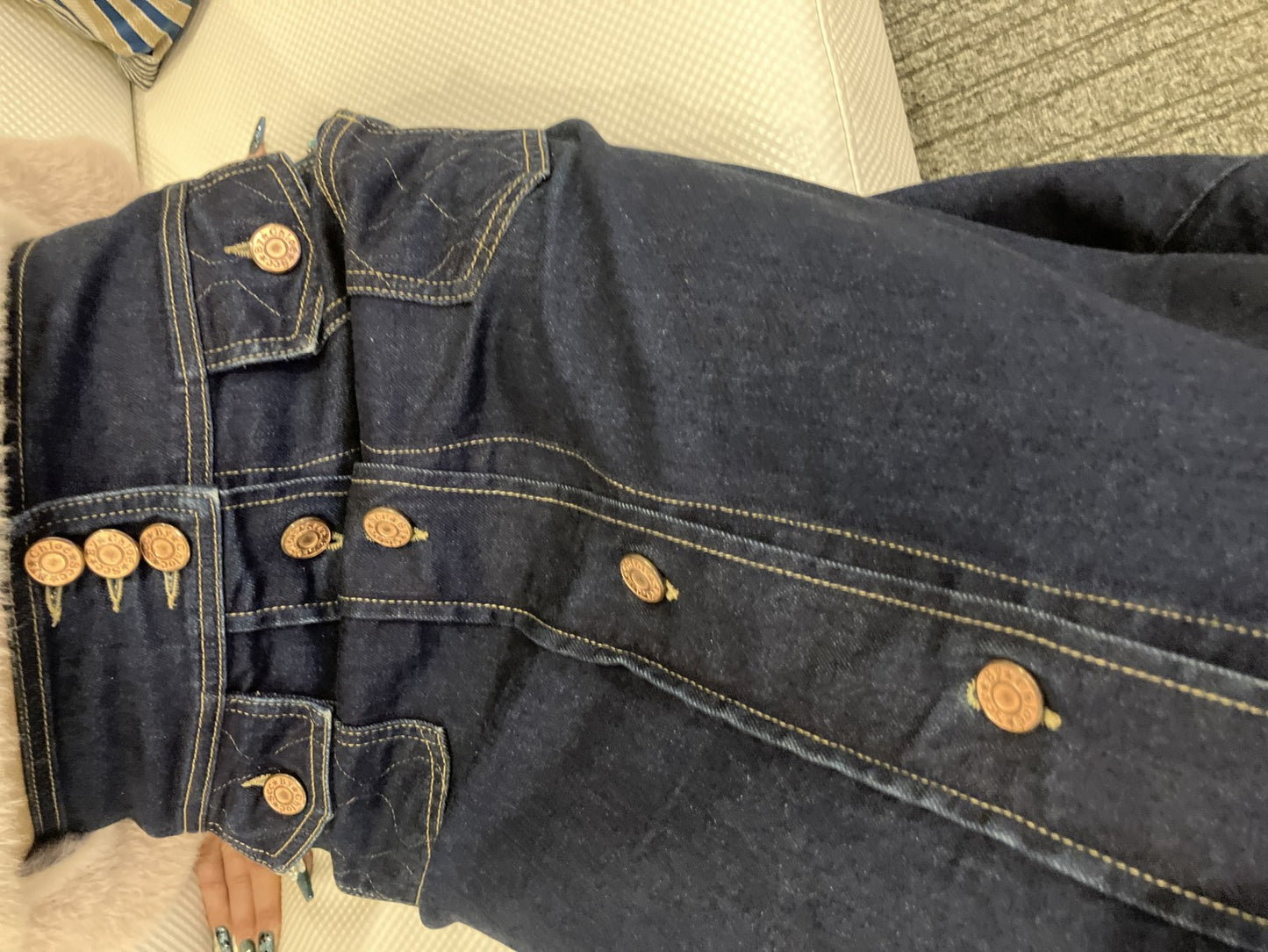 SEE BY CHLOÉ Indigo Denim Skirt Front Button Women’s