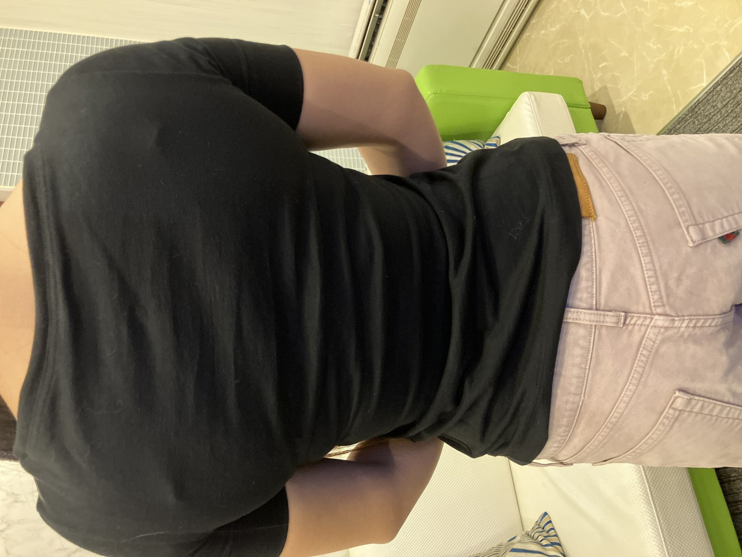 GUCCI Drawstring Neck Logo T-Shirt Black XS Made in Italy