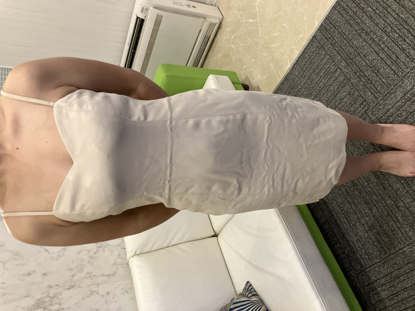 Christian Dior Sleeveless Camisole Dress Beige Size 9 Women’s