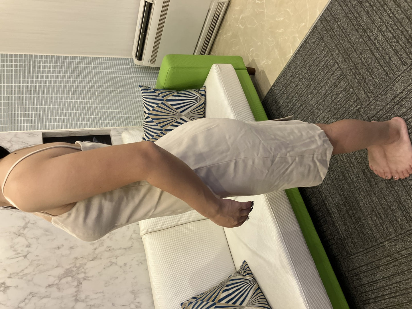 Christian Dior Sleeveless Camisole Dress Beige Size 9 Women’s