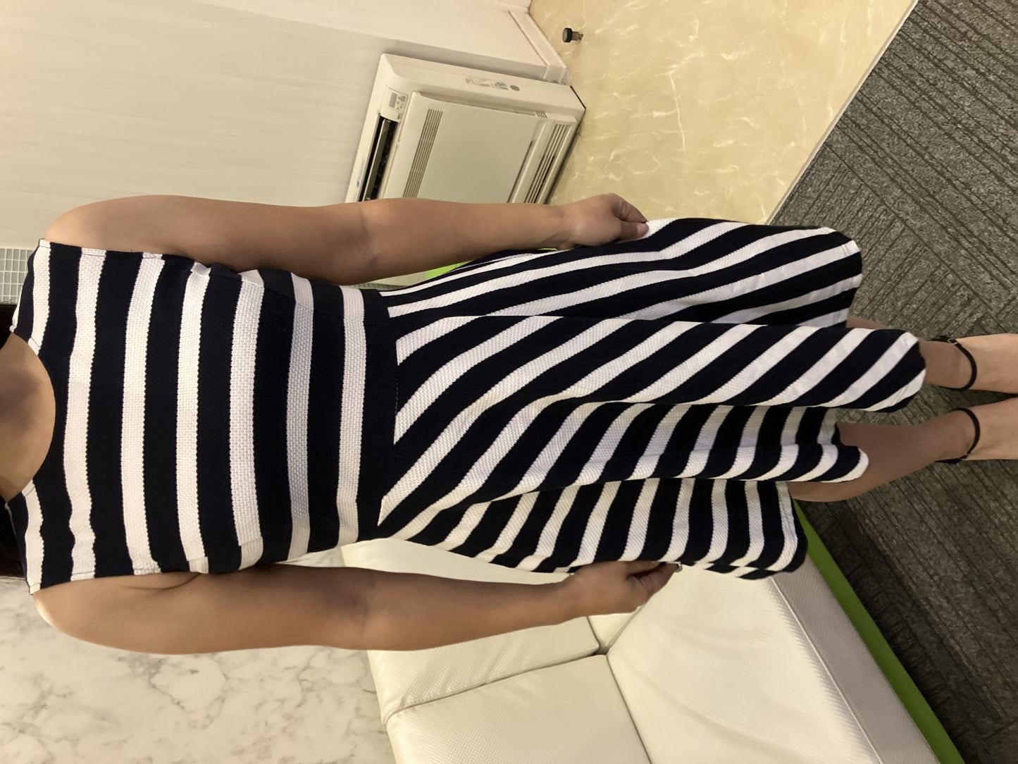 JILLSTUART Sleeveless Dress, Size 2, Striped