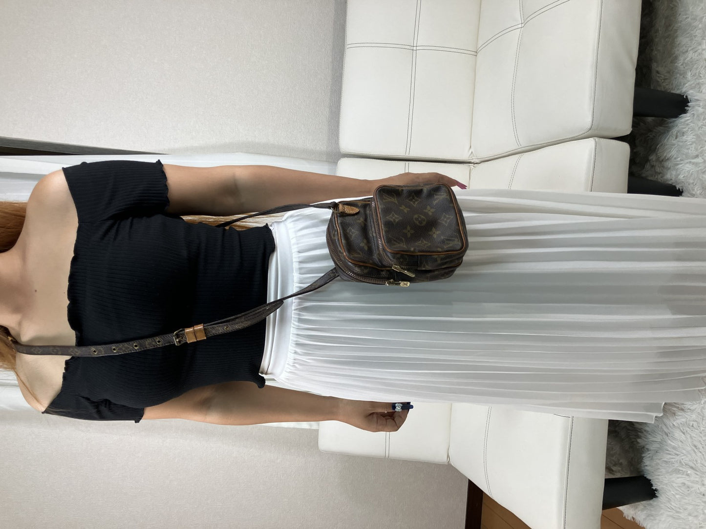 Louis Vuitton Monogram Amazon PM Crossbody Shoulder Bag Vintage France
