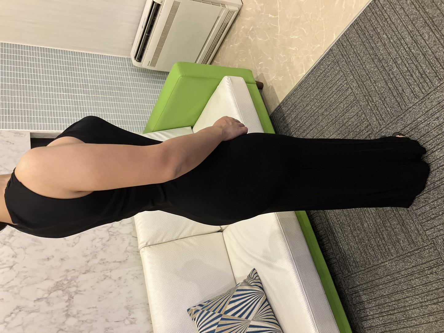 VALENTINO Sleeveless Long Dress Party Dress Black Made in Italy