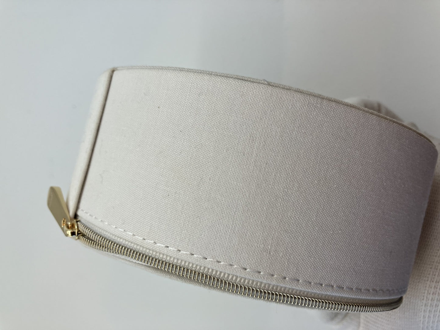 Christian Dior Cosmetic Pouch with Mirror White - Novelty Item