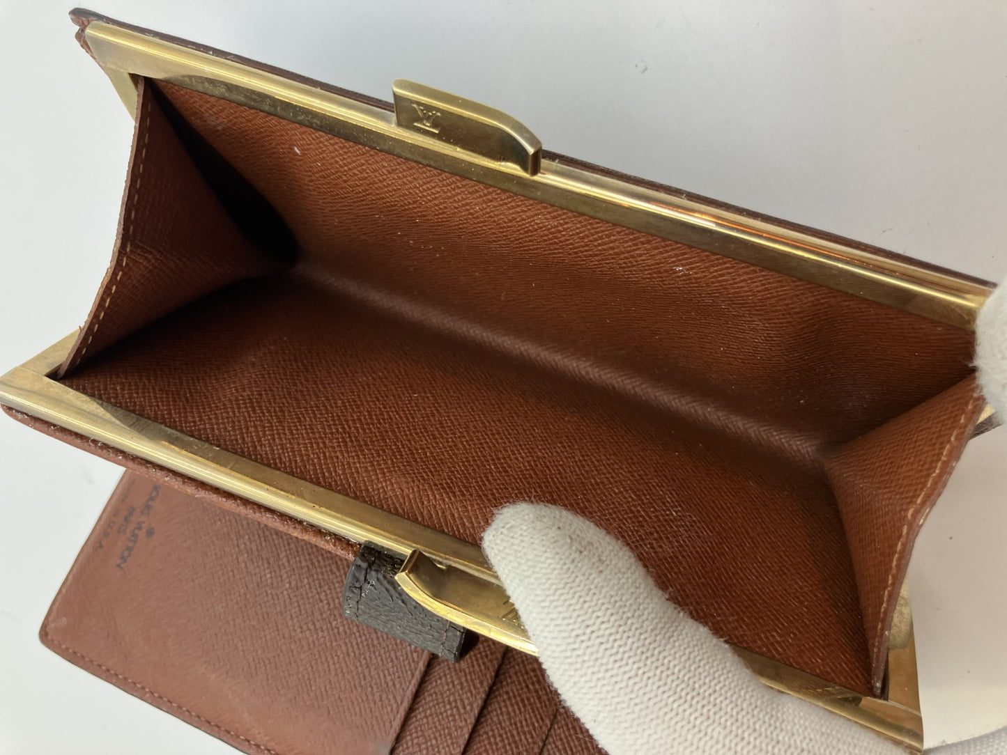 Louis Vuitton Monogram Clasp Long Wallet 17.5x9.5cm Continental Clutch SD1010