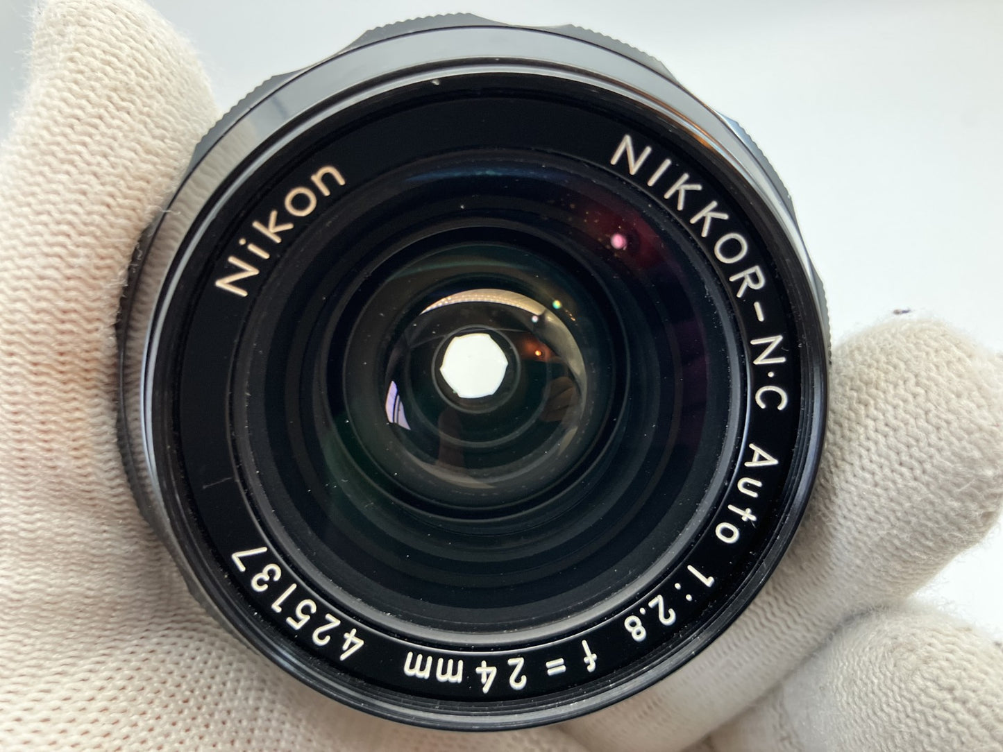 Nikon NIKKOR-N.C Auto 24mm f/2.8 MF Lens F Mount Japan Vintage