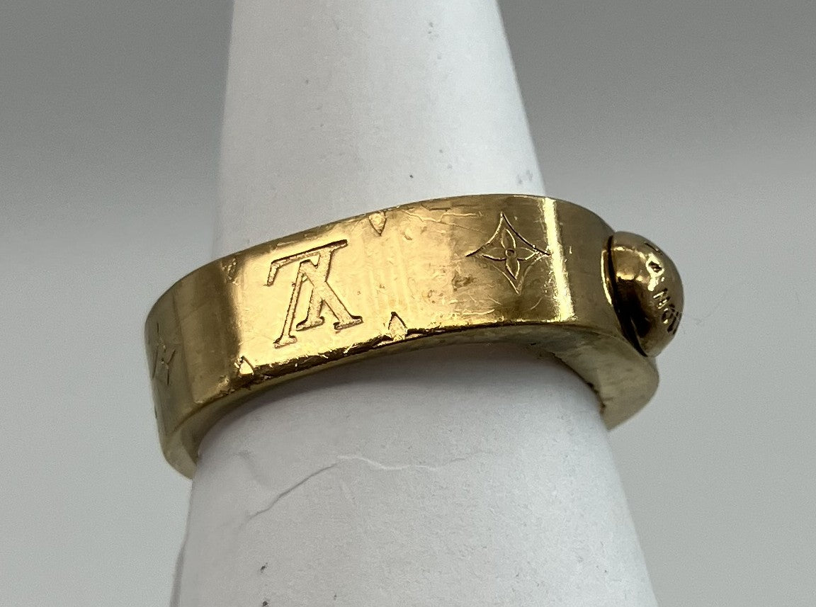 Louis Vuitton Nanogram M00214 Ring Size: Inner diameter 16.9mm (JP 12) (EU 52) (US 6.25) 12"