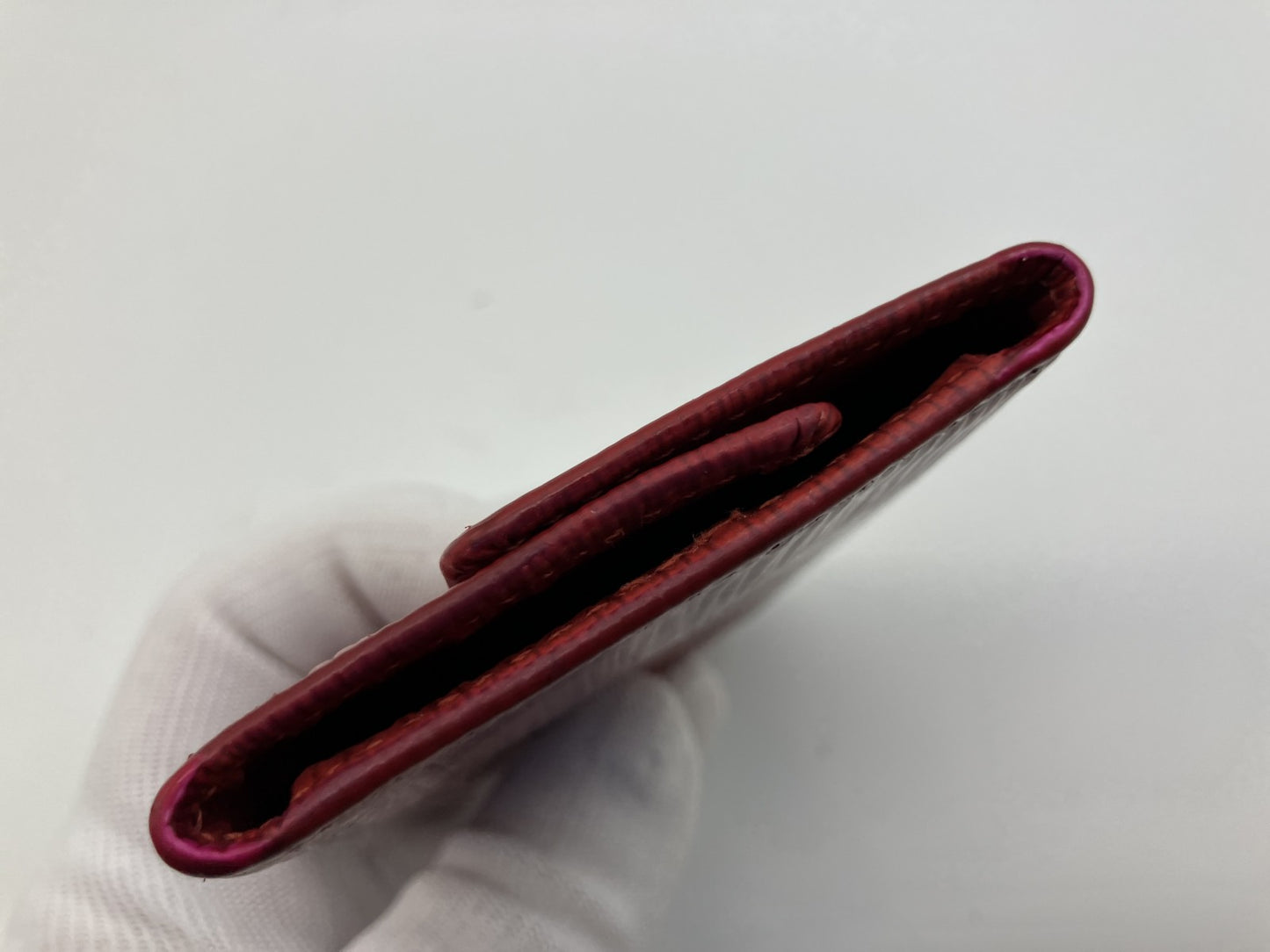 LOUIS VUITTON Epi Red 6 Key Holder Multicles Spain Leather Used