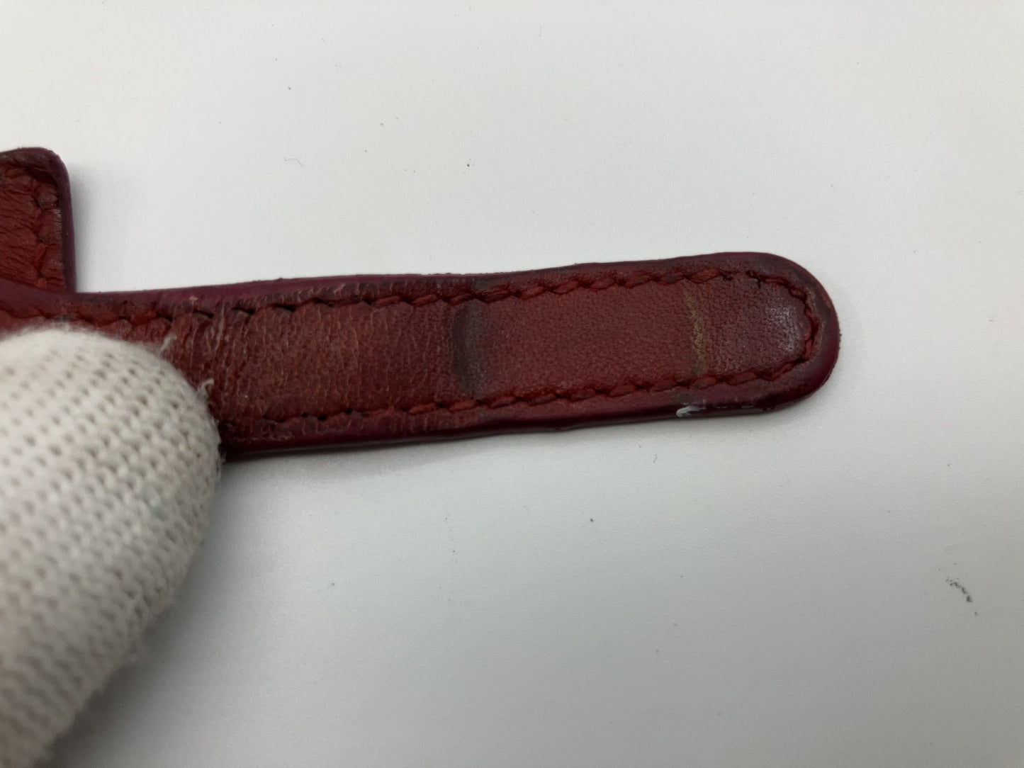 Hermes Serie Bracelet Bangle Bordeaux Gold Metal Authentic Genuine Product 5.9" Wrist Circumference