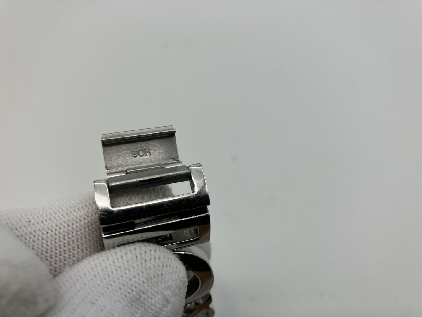 DOLCE & GABBANA Logo Quartz Watch Women Silver Stainless Steel Wrist 15cm 20mm Case