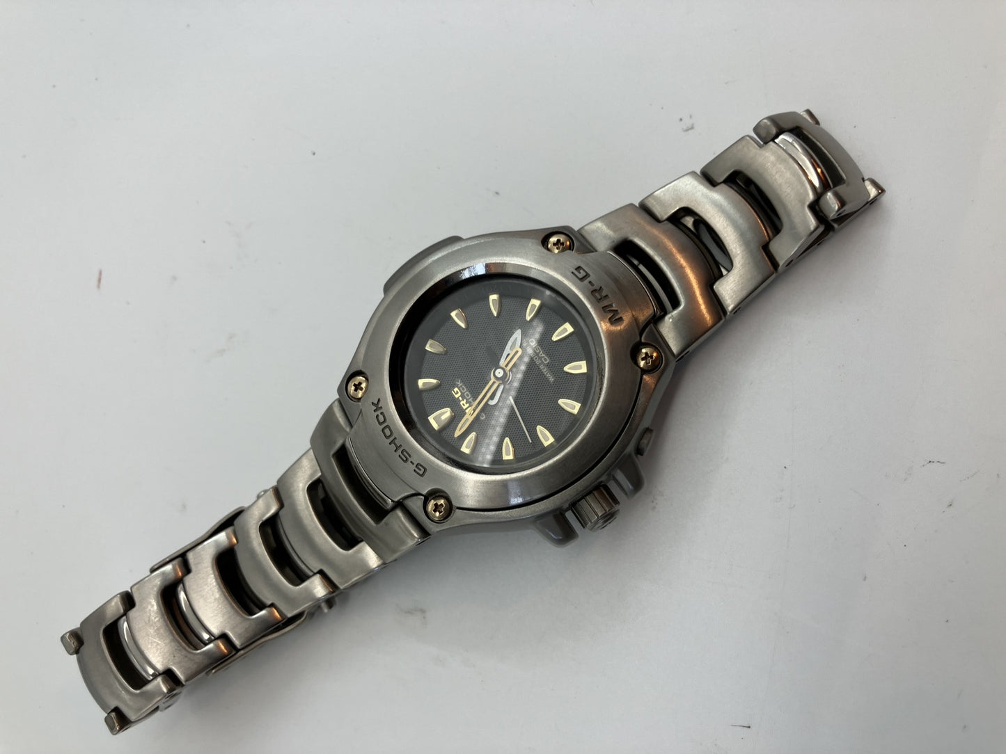 CASIO G-SHOCK MR-G MRG-121T Men's Watch Titanium 46mm Case 18.5cm Wrist Quartz Boxed Japan Authentic