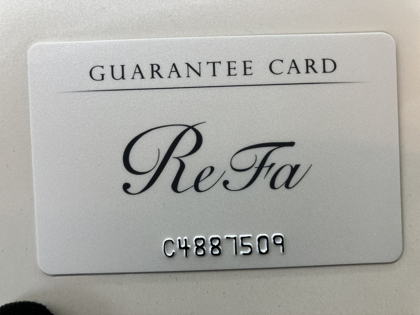 ReFa CARAT Facial Roller Silver MTG Beauty Massager w/ Box Card Japan