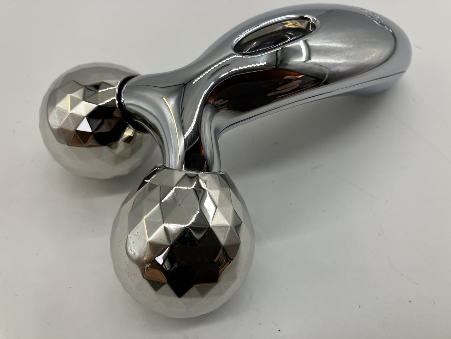 ReFa CARAT Facial Roller Silver MTG Beauty Massager w/ Box Card Japan