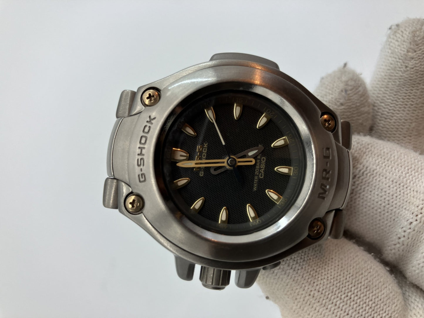 CASIO G-SHOCK MR-G MRG-121T Men's Watch Titanium 46mm Case 18.5cm Wrist Quartz Boxed Japan Authentic