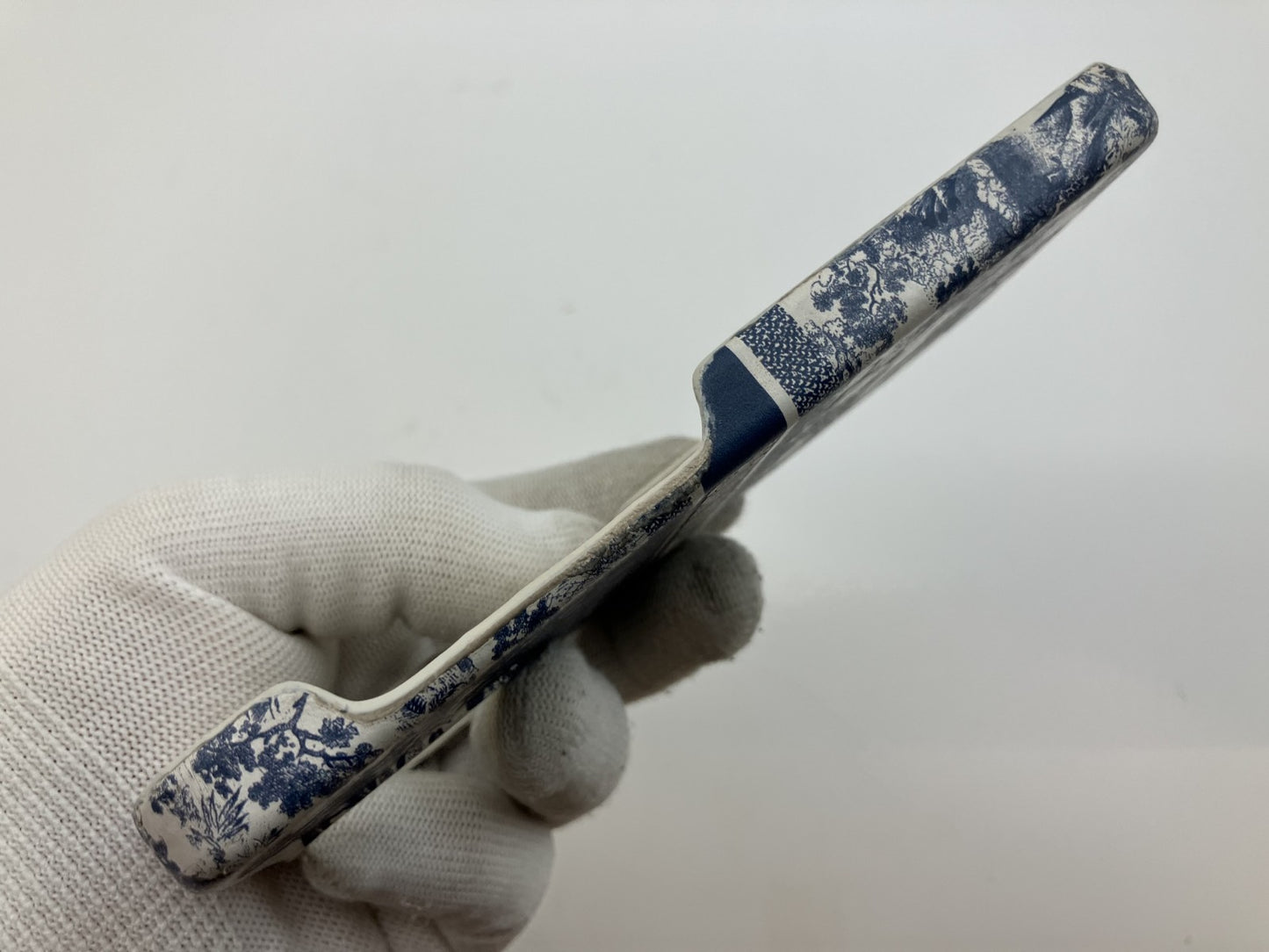 Christian Dior iPhone 13 13Pro Case White x Navy Toile de Jouy Authentic