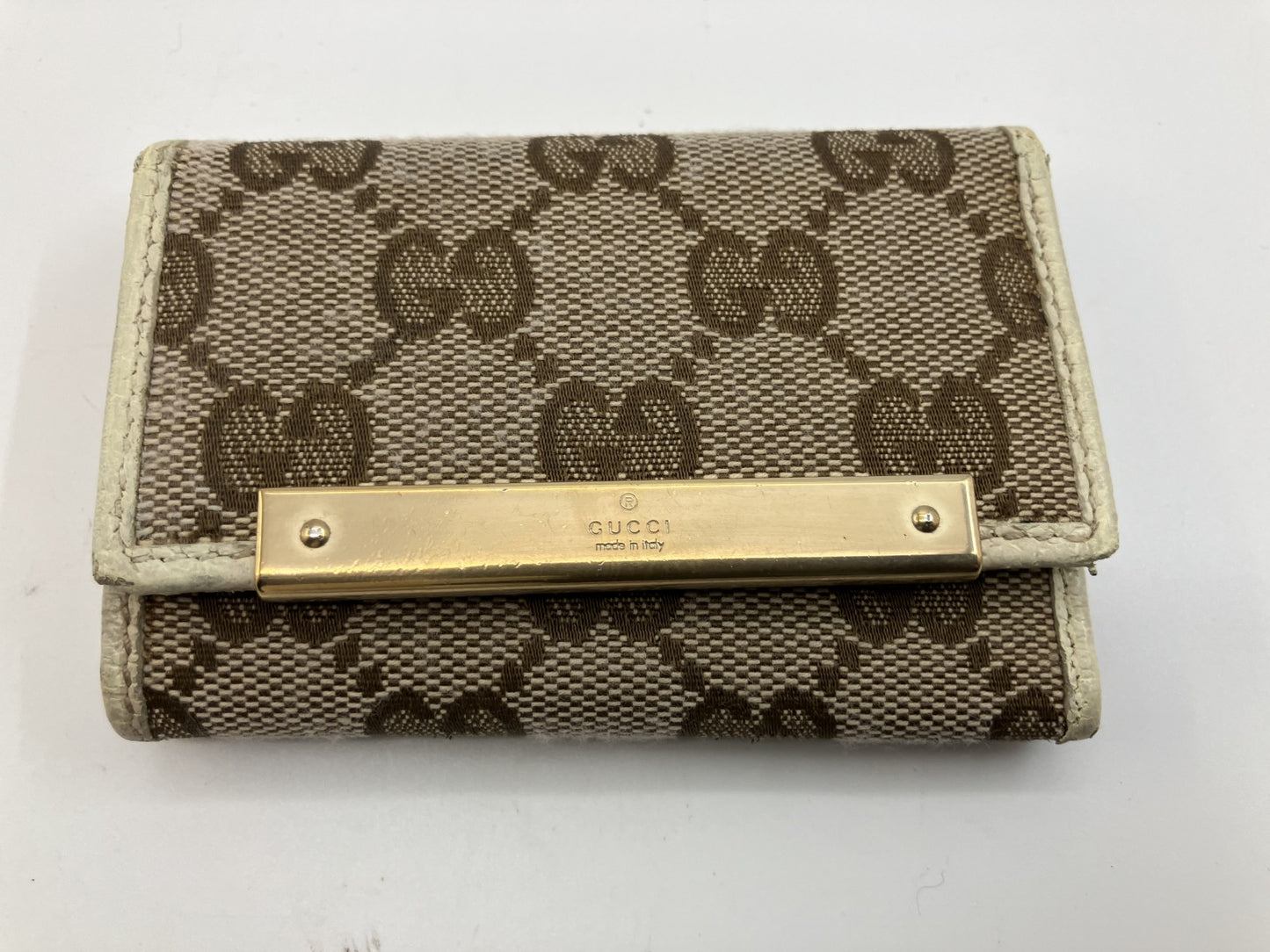 GUCCI 6-Key Case GG Canvas Brown Free Shipping 