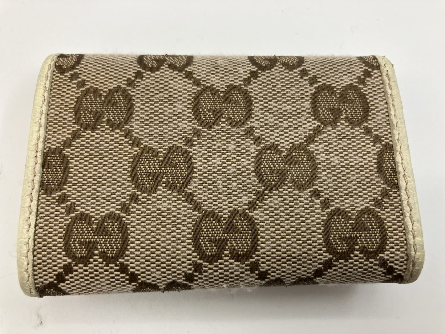 GUCCI 6-Key Case GG Canvas Brown Free Shipping 