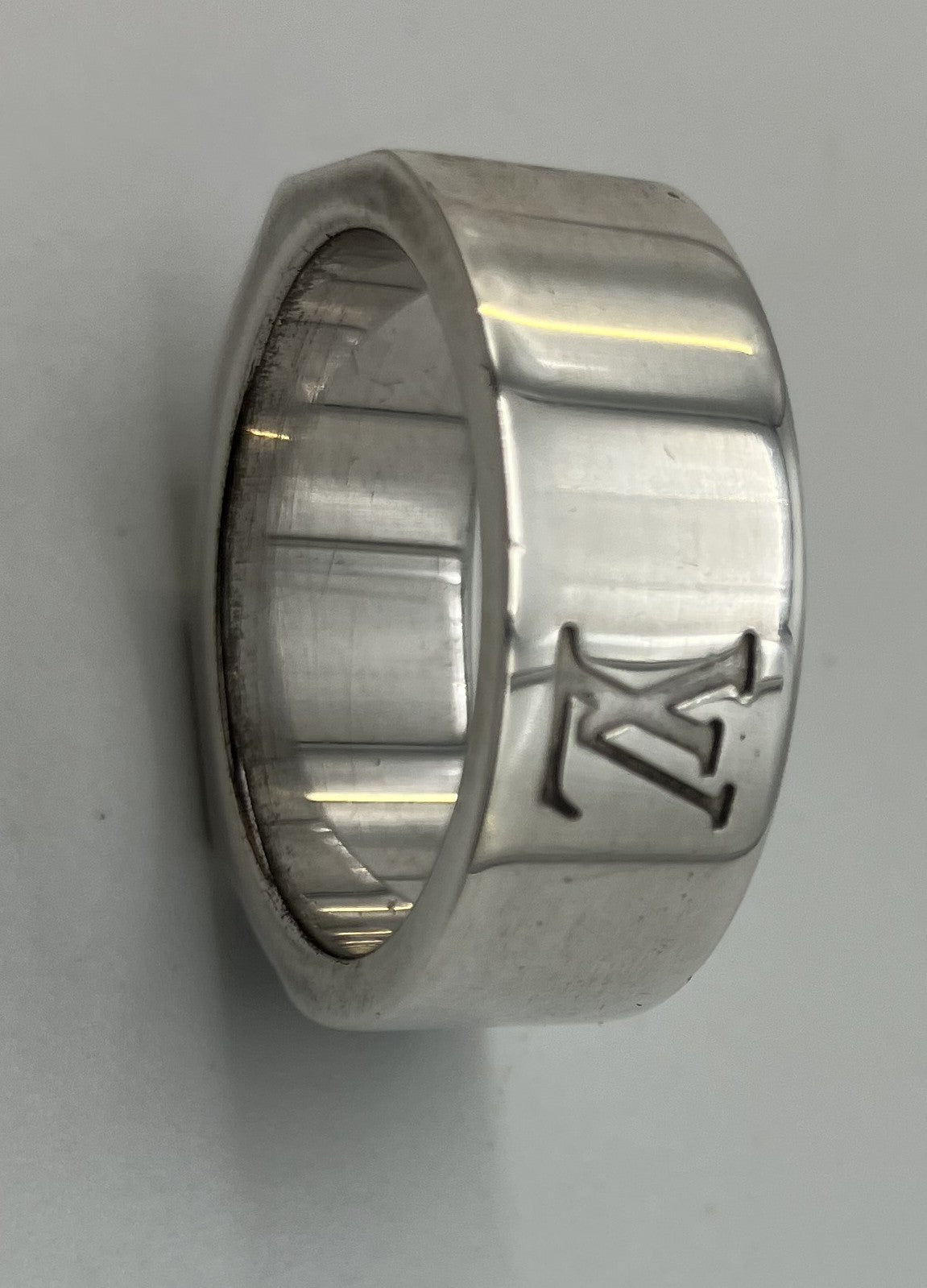 Louis Vuitton Damier Ring Berge Damier 4 Inner diameter: 18.2mm (JP 16) (EU56) (US 8) XS Ag925 Ring