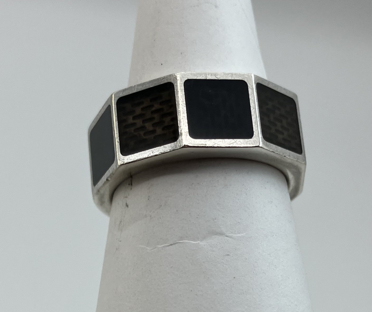 Louis Vuitton Damier Ring Berge Damier 4 Inner diameter: 18.2mm (JP 16) (EU56) (US 8) XS Ag925 Ring