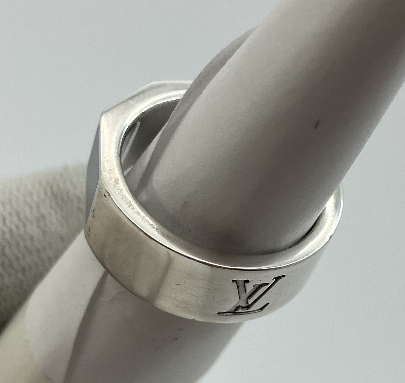 Louis Vuitton Damier Ring Berge Damier 4 Inner diameter: 18.2mm (JP 16) (EU56) (US 8) XS Ag925 Ring
