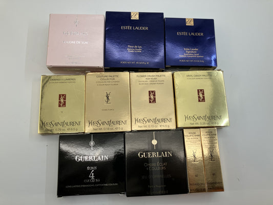Yves Saint Laurent Guerlain/Estee Lauder eyeshadow etc. Unused 11-piece set Cosmetics
