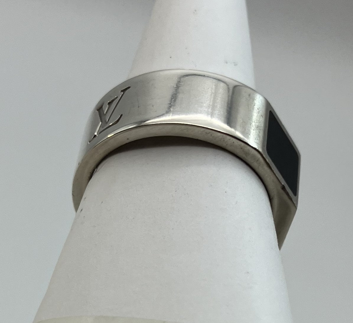 Louis Vuitton Damier Ring Berge Damier 4 Inner diameter: 18.2mm (JP 16) (EU56) (US 8) XS Ag925 Ring