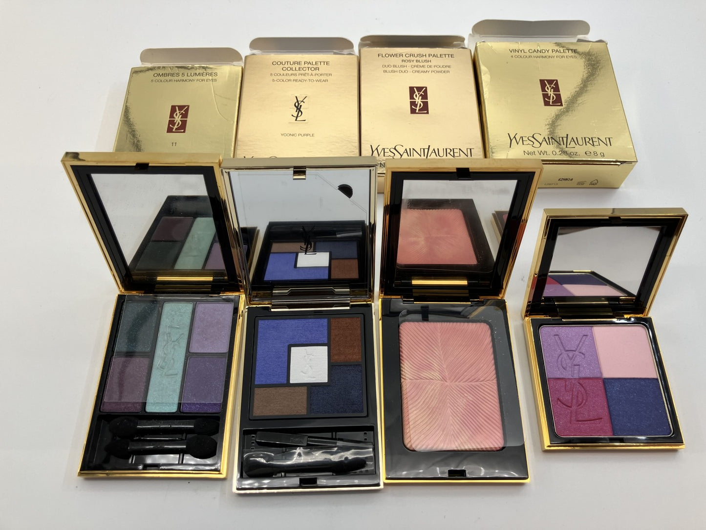 Yves Saint Laurent Guerlain/Estee Lauder eyeshadow etc. Unused 11-piece set Cosmetics
