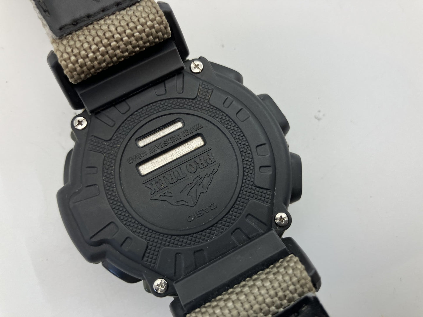 CASIO PROTREK PRG-40 Triple Sensor 53mm Men's Watch Battery Replaced | Japan Authentic |