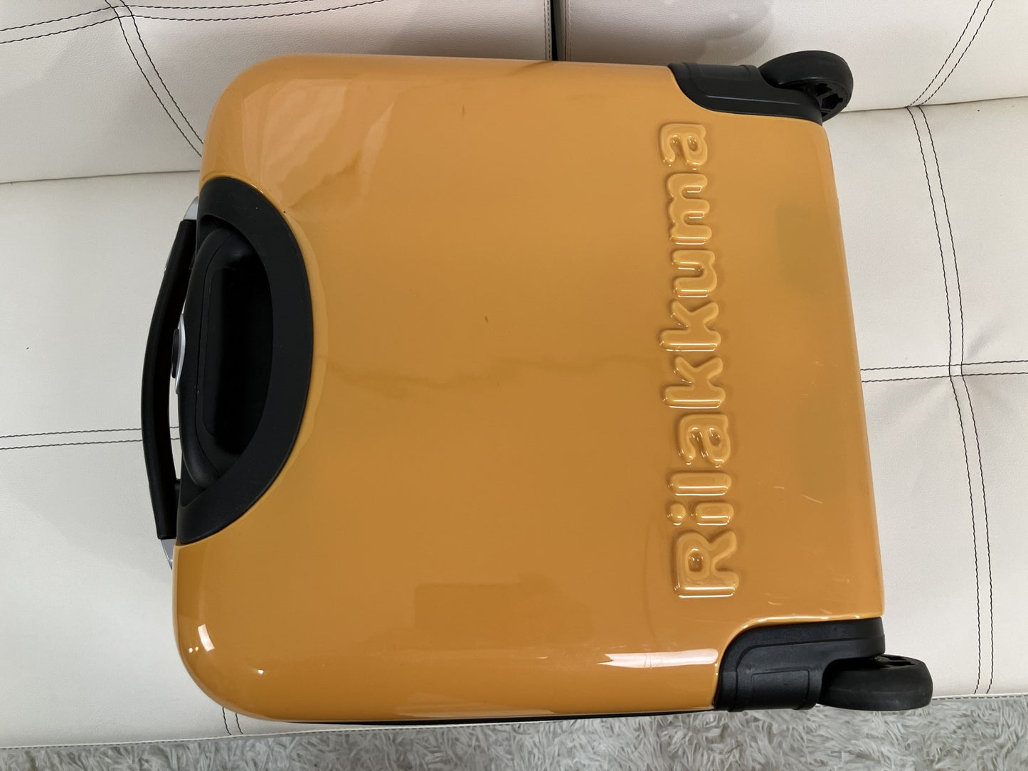 リラックマ キャリーケース キャリーバッグ オレンジ 旅行バッグ 機内持込風 トランク 鍵なし 小傷あり