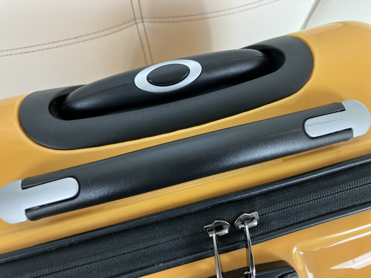 リラックマ キャリーケース キャリーバッグ オレンジ 旅行バッグ 機内持込風 トランク 鍵なし 小傷あり